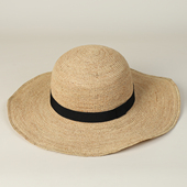 沙滩防晒太阳帽女法式 优雅时尚 出游大檐拉菲草帽26年春夏新款 帽子