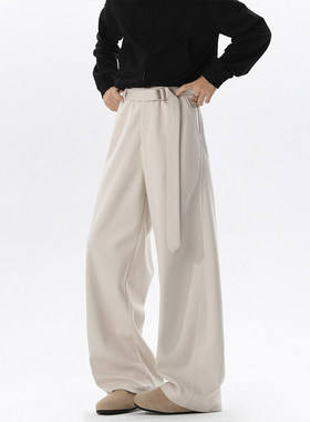 NICE LOOSE潮流新品青少年个性休闲裤子百搭重磅420g星空呢微弯裤