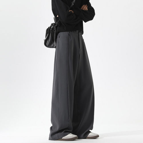 田尼克工作室ttbro叁佰店铺NOT UGLY百搭oaoo休闲裤A字阔腿西裤子