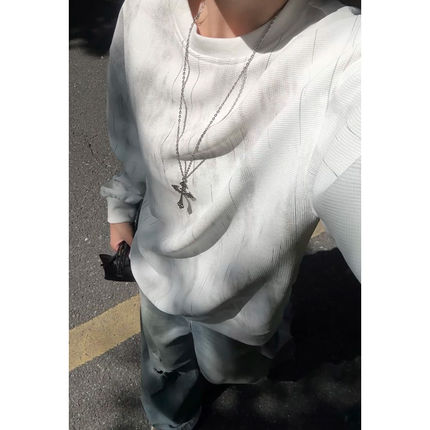 OaOO线上店铺叁佰TTBRO新品NOT UGLY潮时尚大码扎染圆领卫衣