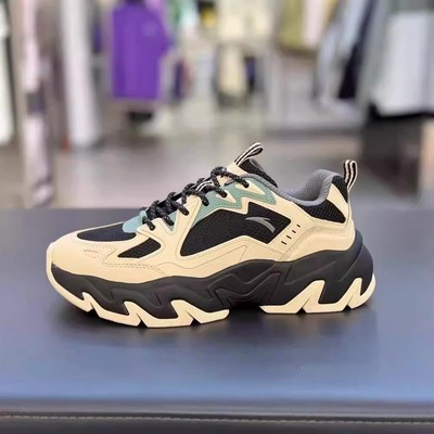 安踏磐石丨潮流撞色复古休闲鞋男舒适软底老爹鞋运动鞋112548856