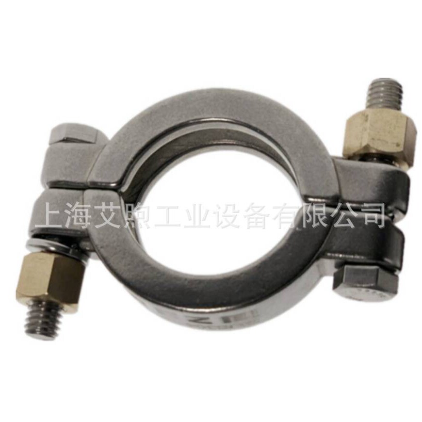 304/316不锈钢锻造高压卡箍快装式卫生级3A强力重型抱箍卡盘管夹