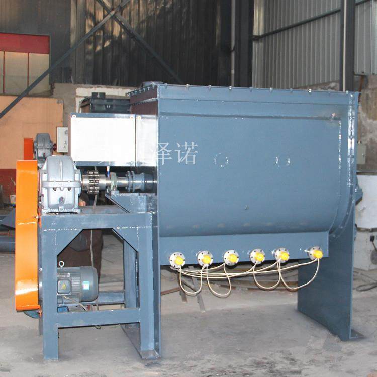 电加热混合机电加热双螺带混合机腻子粉卧式螺带混合机