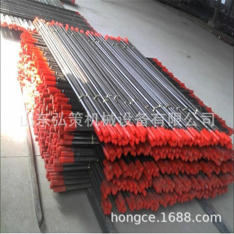 现货B22风钻杆 凿岩机用风钻杆 六棱风钻杆 B25钻杆B19风钻杆