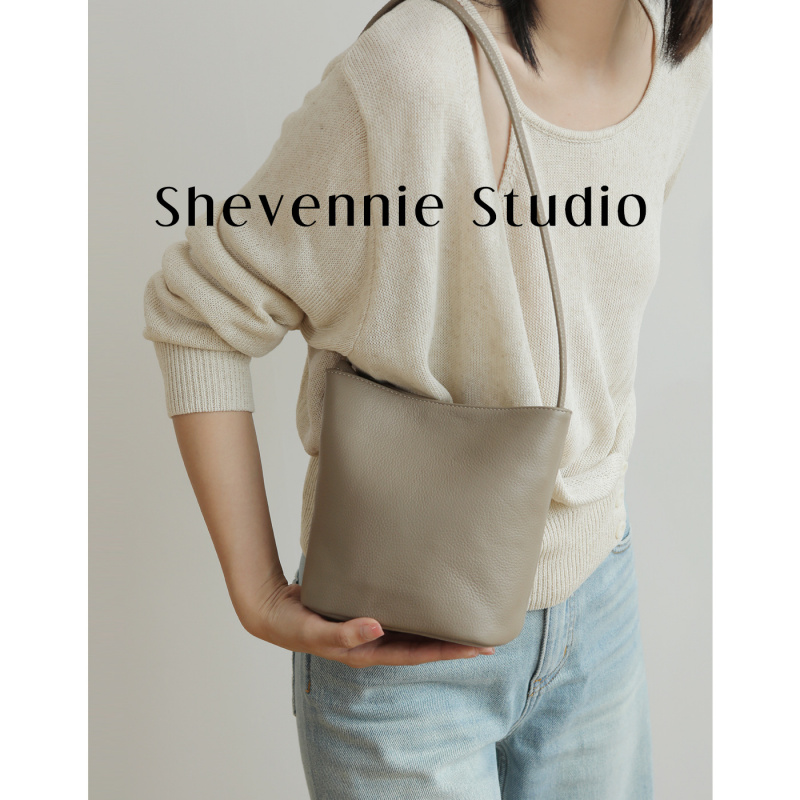 水桶包女士单肩斜挎包高级感小众