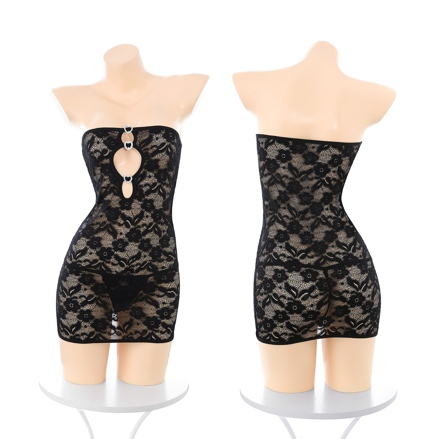 谜姬×霏慕辣妹抹胸镂空蕾丝包臀裙情趣性感睡裙女qq衣服纯欲睡衣,女士内衣/男士内衣/家居服,内衣配件,淘宝优惠券,粉丝福利购,淘宝优惠卷