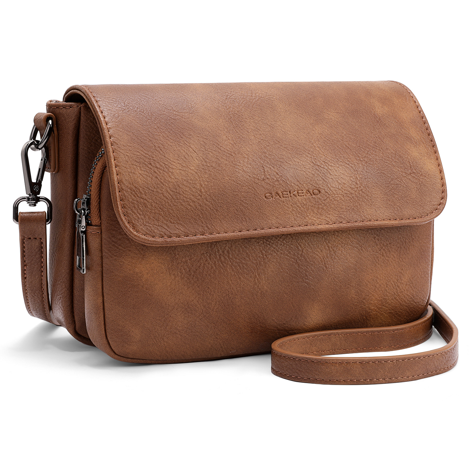 跨境热销女士通勤PU时尚百搭斜挎包大容量多功能按扣单肩小方