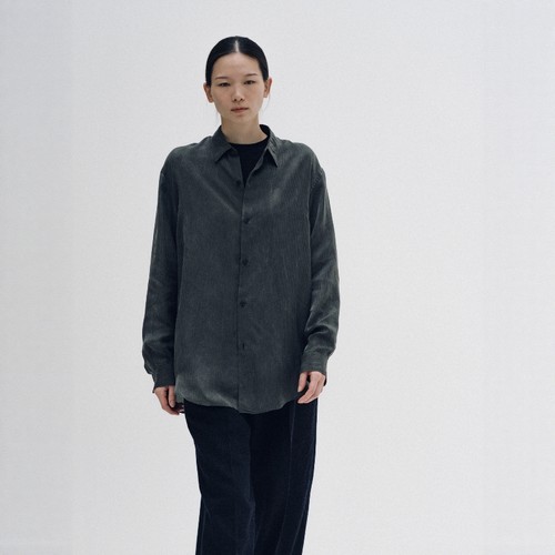 KAPTAINSUNSHINE铜氨丝条纹衬衫