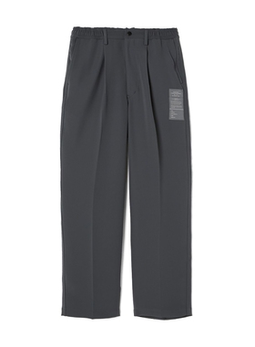 N.HOOLYWOOD TEST TROUSERS 25SS 军事线贴布凉感单褶锥形长裤