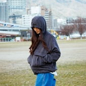 Leather Mountain Wind TNF Parka 26SS北面紫标麂皮户外连帽夹克