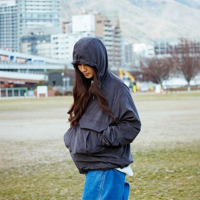 TNF北面紫标麂皮户外连帽夹克