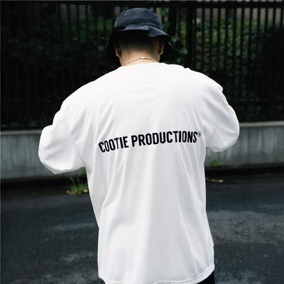 COOTIE宽松吸汗速干印花长袖T恤