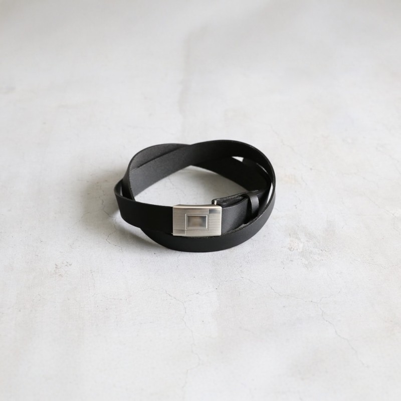 T.T LOT.003 HICKOK BELT 25AW 复古泥染哑光牛皮铜扣腰带