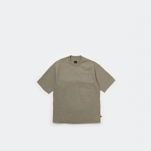 DAIWA PIER39 TECH W/POCKET CREW TEE 25SS 重磅抽绳口袋短袖T恤