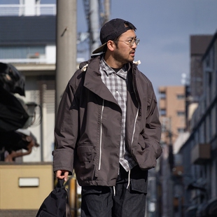 nanamica Hooded Deck Jacket 26SS 65/35混纺户外防水连帽夹克