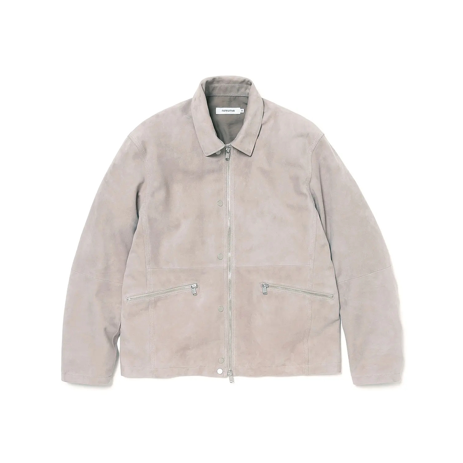 nonnative小羊皮拉链工装夹克