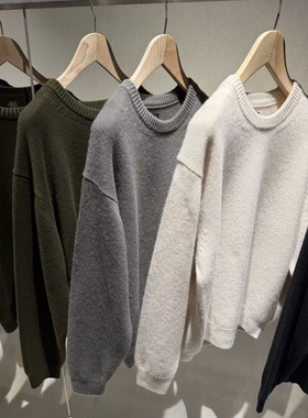 BATONER WEIGHT INNOCENT CASHMERE CREW NECK26SS羊绒圆领针织衫