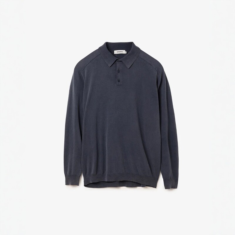 nonnative DWELLER POLO SWEATER YARN 26SS 棉质针织长袖衬衫