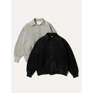 Vintage 复古做旧开衫 sweat 26SS 口袋卫衣 cardigan APRESSE