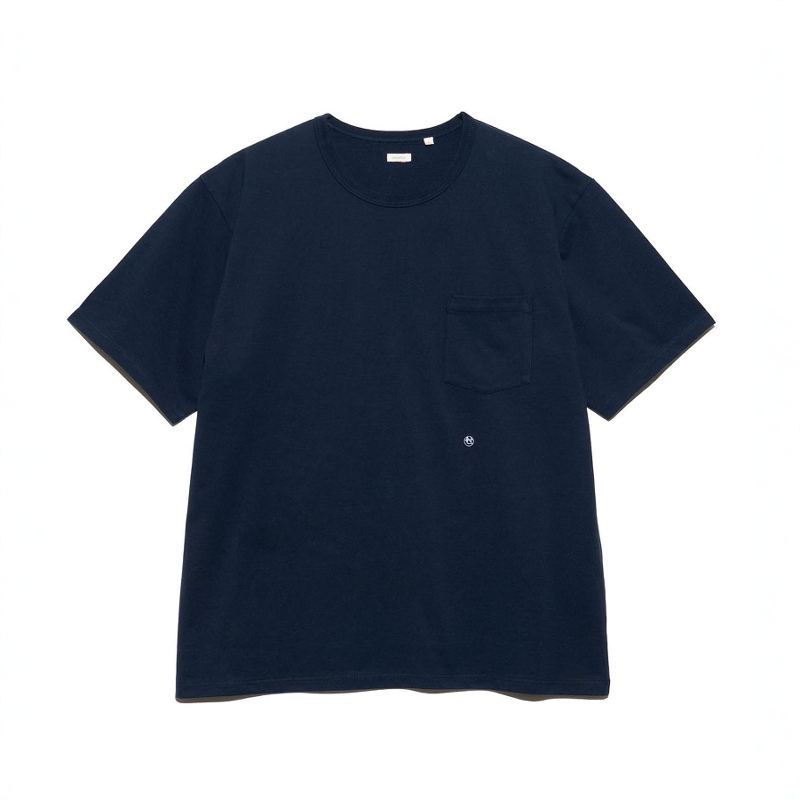 nanamica COOLMAX Jersey Pocket Tee 25AW 混纺宽松口袋短袖T恤