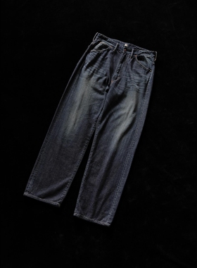 T.T Taigatakahashi Denim Trousers 25AW 复古水洗白耳牛仔裤