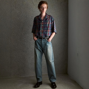 Denim 26SS 复古经典 HERILL 定番宽松锥形五袋水洗牛仔裤