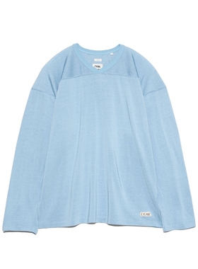 nanamica Rayon Cotton L/S Tee 25SS 复古丝棉混纺足球长袖T恤