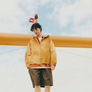 TNF Pilgrim Surf Mountain Wind Parka26SS北面紫标联名染色夹克