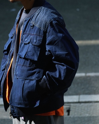 TNF北面紫标2405包芯纱口袋夹克