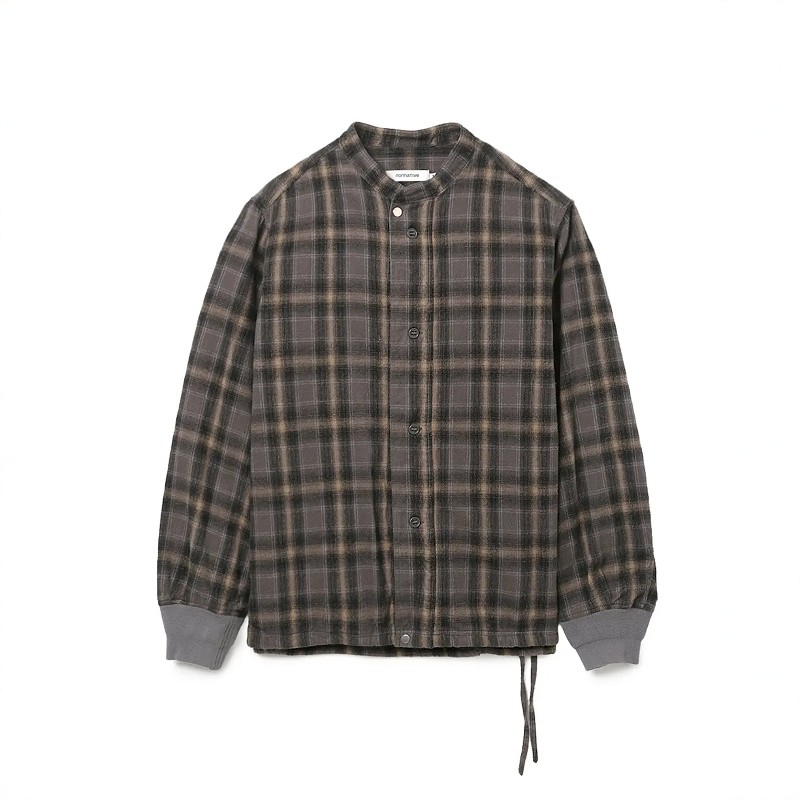 nonnative SHIRT JACKET FLANNEL 25AW 棉质法兰绒格纹衬衫夹克
