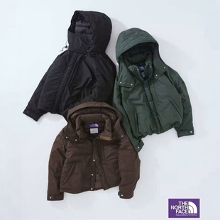 Mountain TNF Down Short 25AW北面紫标可拆帽羽绒服