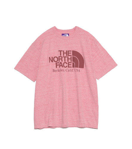 TNF北面紫标3428棉丝LOGO短袖