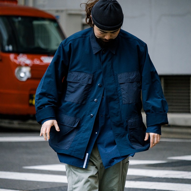 nanamicaS25SA048光电子口袋夹克