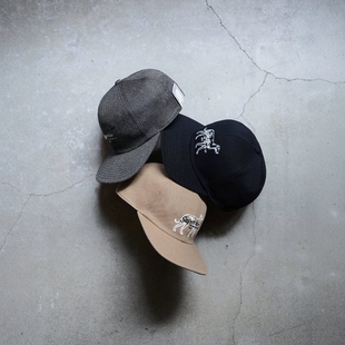H.W.DOG&CO. CAP SUPERIOR BASEBALL 25AW复古刺绣棒球帽 DOG THE