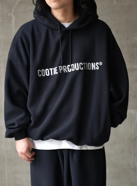 COOTIE Fleece Sweat Hoodie 26SS 摇粒绒刺绣LOGO宽松运动帽衫