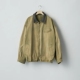 DYED JACKET CORD ssstein VINTAGE ZIP 25AW 做旧硫化染皮领夹克