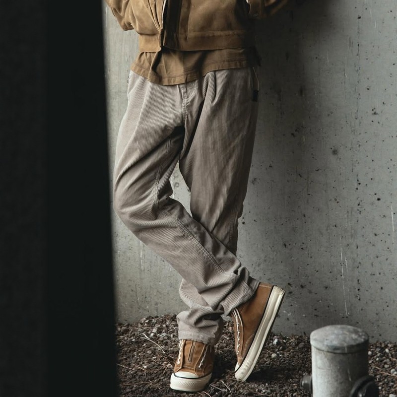 nonnative × GRAMICCI WALKER TP EASY PANTS25AW灯芯绒直筒长裤