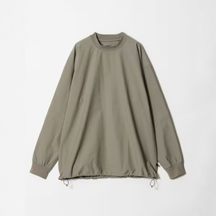 B&Y TECH 25AW抽绳口袋长袖 PIER39 T恤 TEE POCKET DAIWA BACK