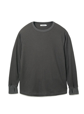 nonnative DWELLER TEE POLARTEC THERMAL 25AW机能华夫格长袖T恤