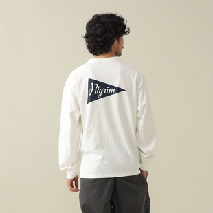 Pilgrim Surf+Supply Zaｍbia Pennant Team Tee 26SS印花长袖T恤