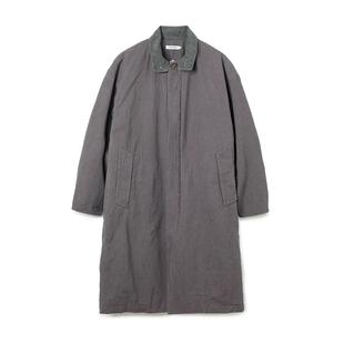 COAT LONG CANVAS DYE 硫化染帆布风衣 nonnative 25AW WANDERER
