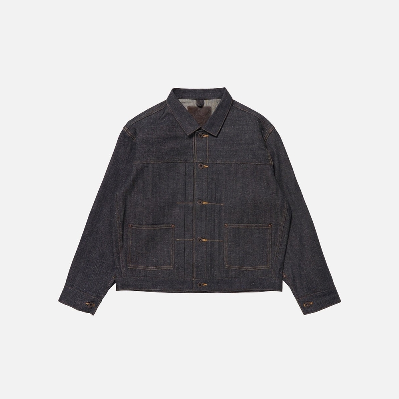 T.T LOT.714 DENIM JACKET SIDE PANEL 25AW复古短款口袋牛仔夹克