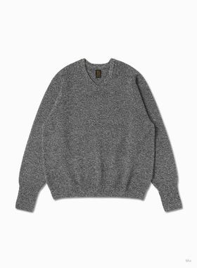 BATONER LAMB V NECK 24AW 170'S美利奴羊毛V领宽松针织衫毛衣