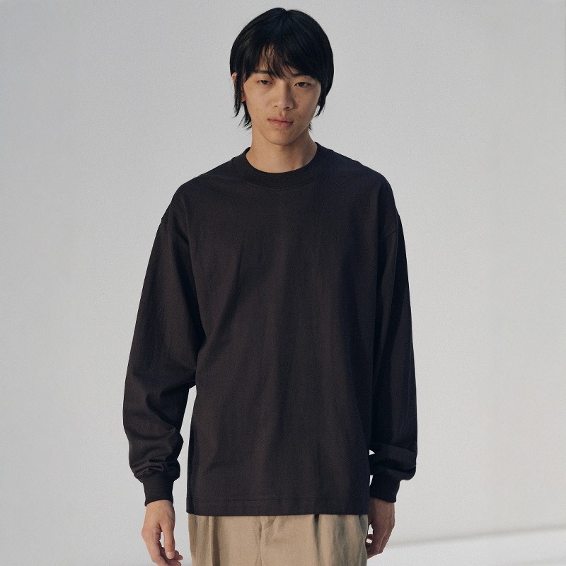 KAPTAIN SUNSHINE Suvin Supima Tube Tee Heavy 25SS重磅长袖T恤