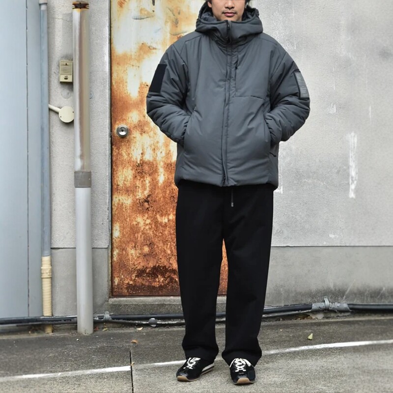 N.HOOLYWOOD机能宽松连帽P棉服