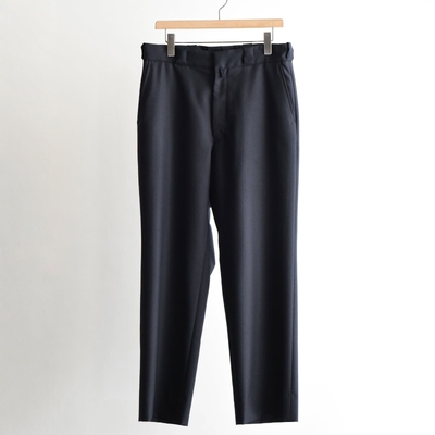 COMOLI羊毛斜纹休闲长裤