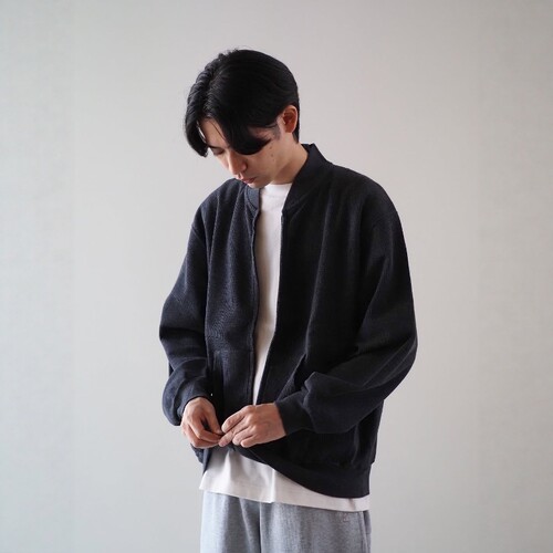 blurhmsROOTSTOCK华夫格拉链夹克