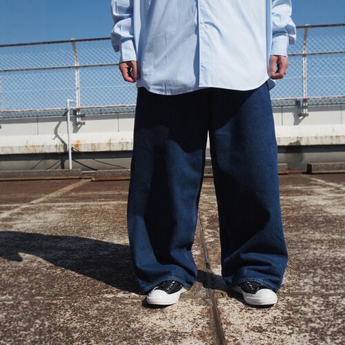 COOTIE12.5oz水洗宽松五袋牛仔裤