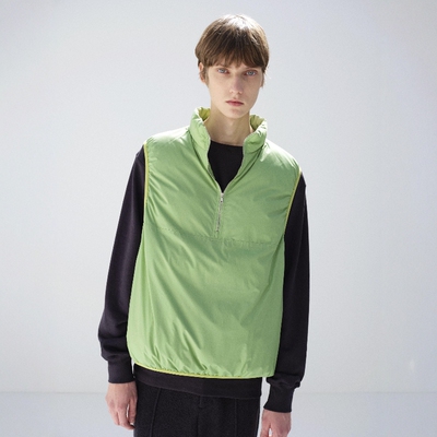 AURALEE轻量防撕布拉链羽绒马甲