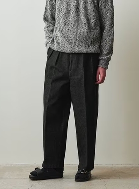 Steven Alan 13.5oz Denim Pleats Dress Trousers 25SS 单宁西裤